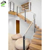 China supplier Balcony stainless steel railing design with laminated glass