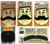 Fake Moustache Beard For Sale Sideburns Facial Hair Adhesive Black Brown Grey Party Decoration QMTH-2006