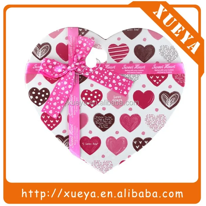 name: sweet love heart-shaped box/candy box/cosmetic paper box