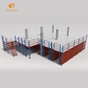 Warehouse storage mezzanine racking