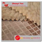 100% poly faux suede with sherpa fur fabric for cloth