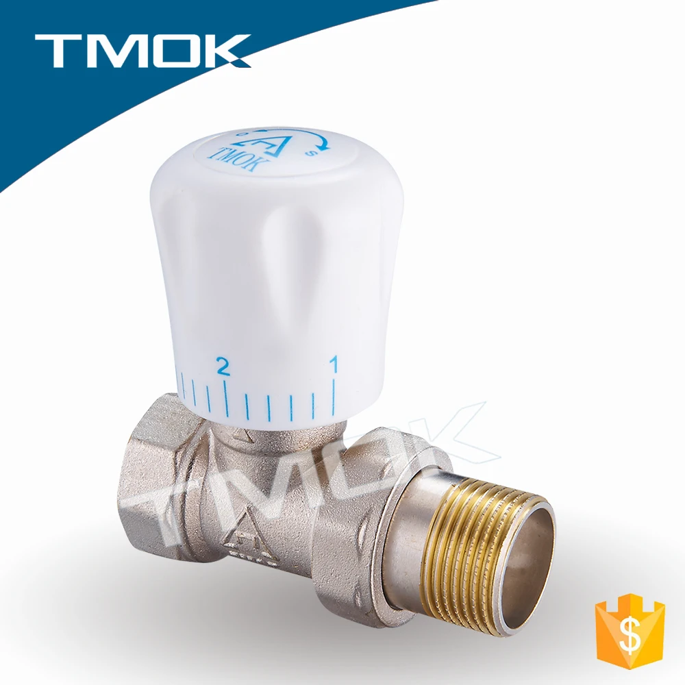 High Quality temperature control valve thermostatic radiator brass safety valve