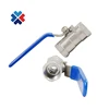Stainless steel 304 Sanitary standard1PC Type NPT Port ball valve dn50 pn16 for Water supply