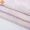 Elegant stereoscopic jacquard 75% polyester 25% bright silk lace fabric