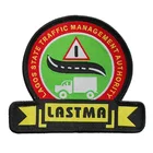 school flag patch,custom design brand name logo sew on clothing woven patch,Shoulder woven badges in garment labels
