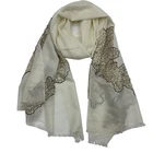 1005 Suzhou Silk No MOQ Private custom Factory Directly Sale 100% Wool Long Scarf For Women