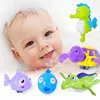 New style high quality baby bathroom dabble marine animal cute shower water bath toys for kids