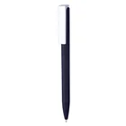 advertisement custom logo plastic rubber coated soft touch colorful ballpen pen
