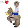 Customized Polyester inflatable Riding costume for kids and adults