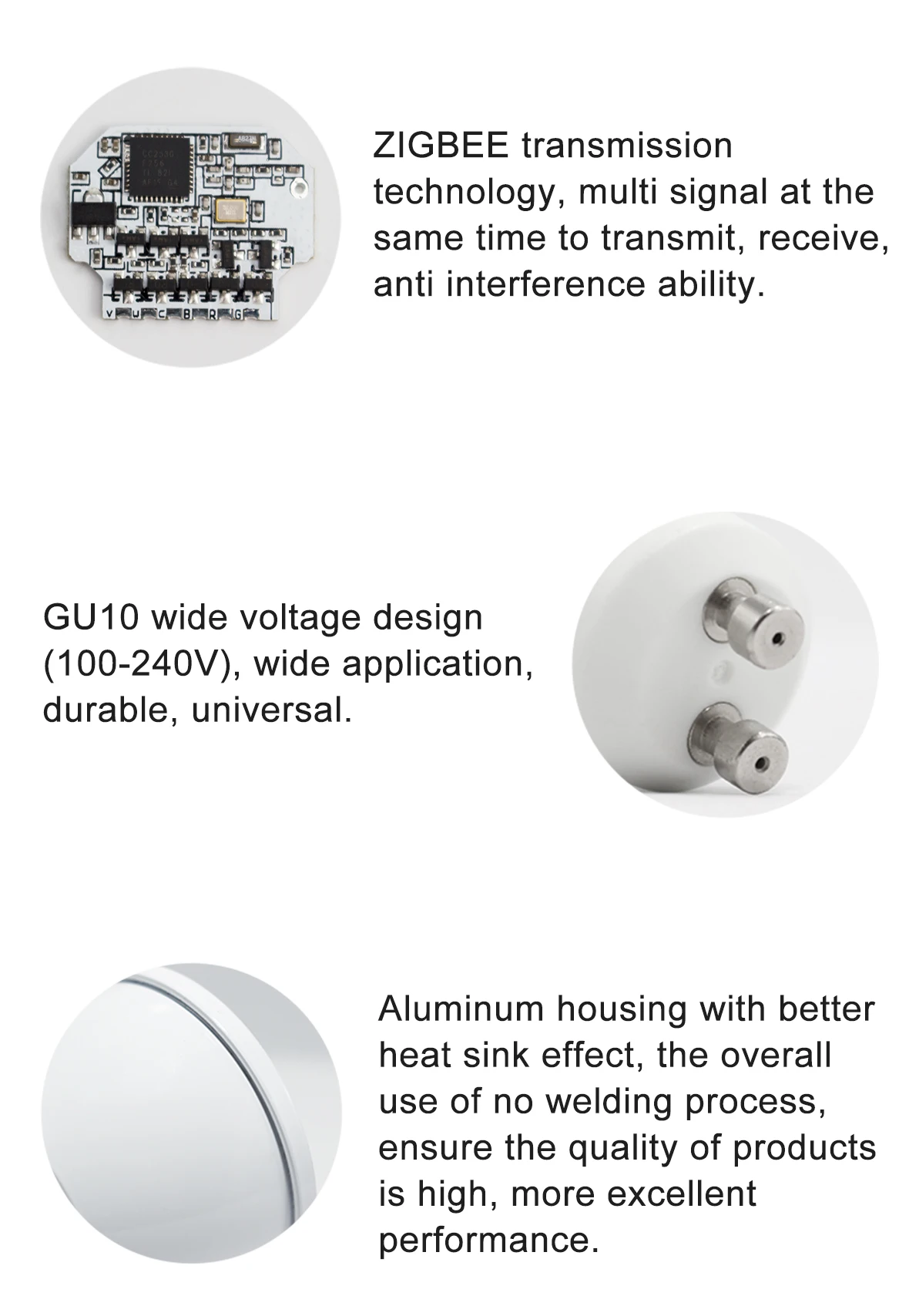 Wi-Fi Smart Zigbee 12V Dc Led Light Bulb With Smart Charge - ANKUX.COM