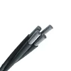 Low/ Medium/ High Voltage aluminum 50mm 70mm 95mm 120mm 150mm duplex flat optical fiber aac pvc insulation overgead abc cable