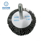 abrasive emery cloth flap wheels with shaft head