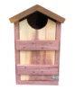 Farm Rope Hanging Small Recycle Wood aviary Craft BirdHouse Wood bird house and wooden Bird Feeder IBEI wooden products