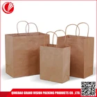 Home collection packing handle paper shopping bag logo, custom die cut kraft paper bag