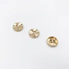 High quality custom 12mm shirt clothes 2 hole metal buttons
