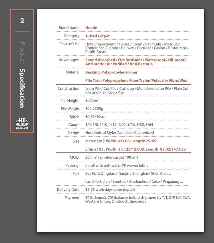 Available Auto Tufted Carpet