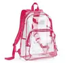 Clear PVC school bag transparent heat seal PVC backpack