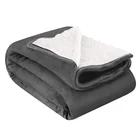 Bedding Flannel Blankets Extra Soft sherpa blanket, Lightweight Bed/Couch Blanket Easy Care
