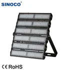 CE ROHS passed LED luminaries with asymmetric lens IP66 IK10 semi cut off flood luminaires