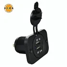 2.1A Dual Port 2 USB 12V In Car Socket Lighter Charger Adapter