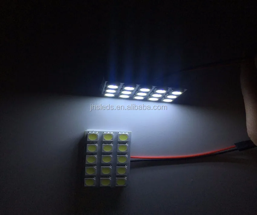 Dome Panel Light 15 Smd 5050 Led 15smd Car Interior Roof Panel Reading