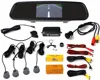 4.3inch LCD display vehicle reverse parking sensor with 8 LEDs night vision car camera