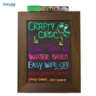 Wet Neon Window Erasable Fluorescent Glow in the Dark Dry Erase White Private Label Liquid Chalk Markers Refillable Pens Set
