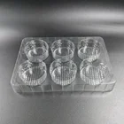 Custom plastic blister tray for food Vacuum formed PVC PET blister plastic tray for chocolate/tea/food
