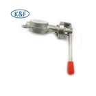 chain wheel butterfly valve butterfly valve with spindle