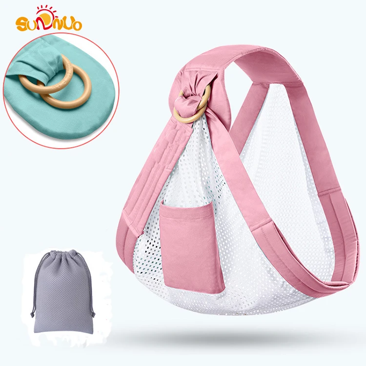 sales breathable natural cotton soft stretchy baby sling carrier