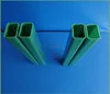 plastic extrusion tube PVC/ABS tubing manufacturer square plastic tube