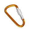 HXY Wholesale Manufacture Brass D Design Swivel Aluminum Carabiner Hook For Purse, Carabiner Hanger For Promotion