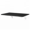 Folding Wall-mounted Drop-leaf Table, Kitchen & Dining Table, Children Table Desk, 60x40cm, Black