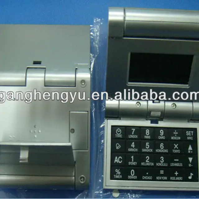 World time calender calculator ,digital foldable calculator