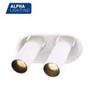 New Adjustable 2 head indoor led spot downlight