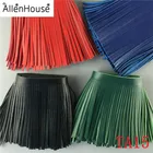 2018 Hot Sale 10cm Colorful Cheap long Suede Leather Tassel Fringe for bag DIY decoration