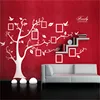 Colorcasa big tree wall sticker family photo frame best selling premium colorful PVC home decor wholesale(94AB)