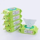 fruit flavor baby wipes OEM Disposable skincare custom wet wipes with good quality