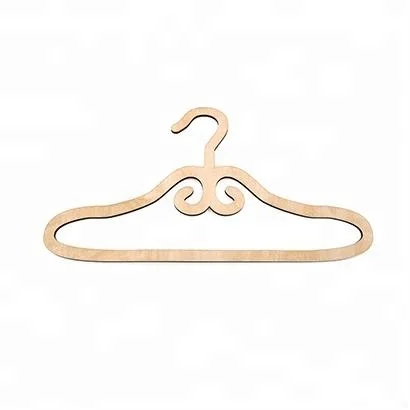 Laser Cut Wood Custom Personalised Coat Hanger Wedding Dress Hanger