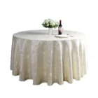 Hotel Banquet Polyester Round Table Cloth