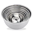 stainless steel high quality cooking set of 7 salad bowl