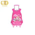 OLADA Colorful Cartoon bags for children Daily baby school bags for girl style kids Trolley backpack