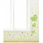 MY221 Flowers Butterfly Wall Stickers Cartoon Animals Heart Shape Removable Wall Decals For Kids Bedroom