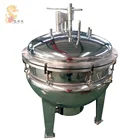 stainless steel vertical steam 500l pressure cooker pot for meat