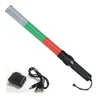 54cm Factory price three color multifunction Police used rechargeable led torch light traffic baton for Road safety