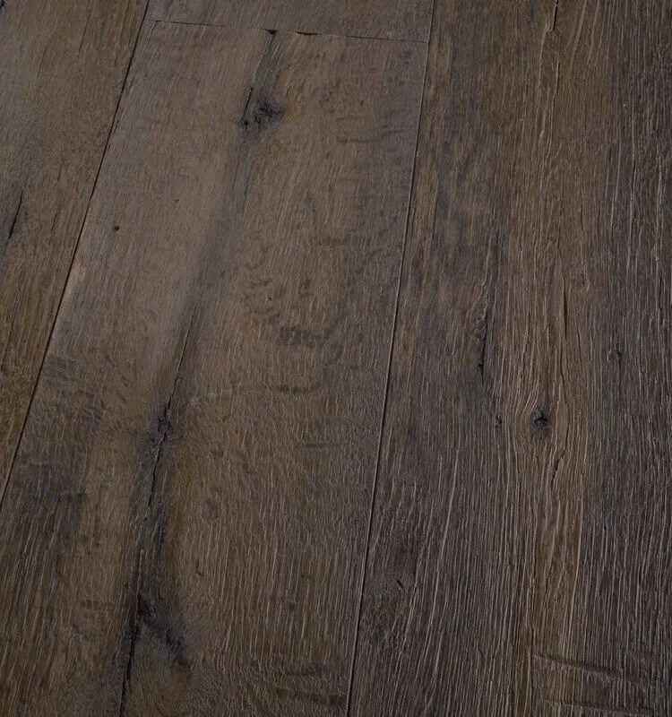 Rustic Distressed Plank Oak Driftwood Finished Floor