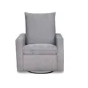 Simple design backrest swivel rocking recliner glider chair