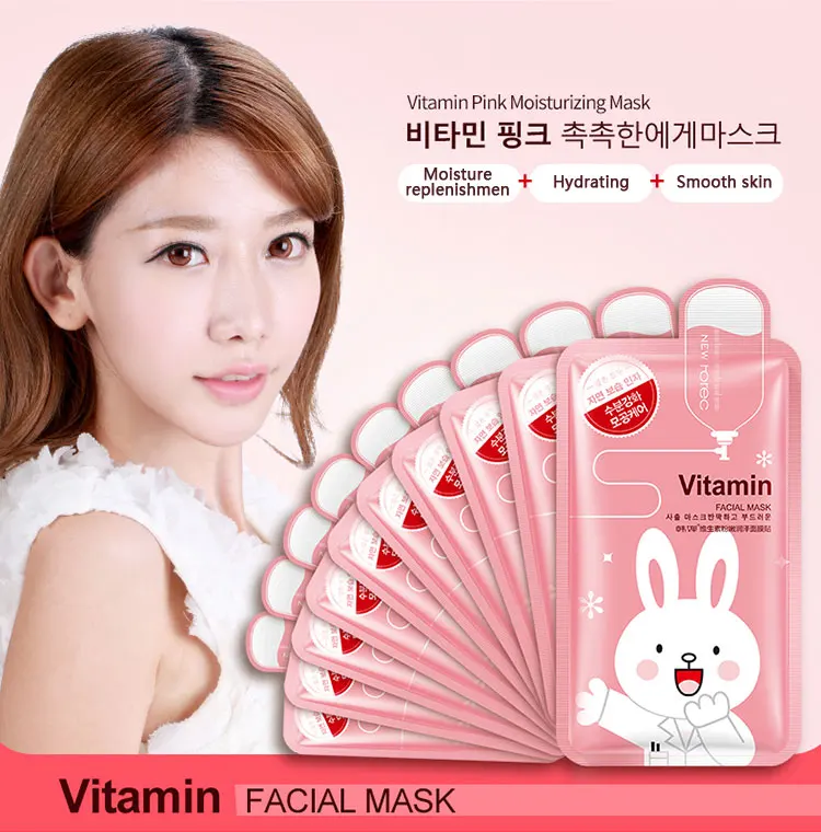 OEM/ODM Hanchan maker Vitamin Moisturizing Firming Smooth and Tender facial mask for one sheet