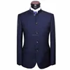 Men Chinese Tunic Suit High Neck jacket New Arrival fashion Formal High Quality Blazer Suits For Men suit jacket