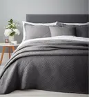solid embroidery stonewashed bedding set with 100 cotton fabric
